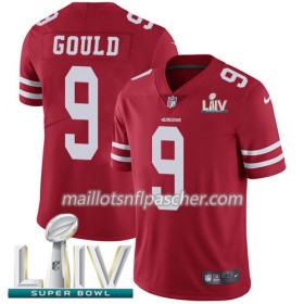 Maillot San Francisco 49ers Robbie Gould 9 Nike Rouge 2020 Super Bowl LIV - Homme